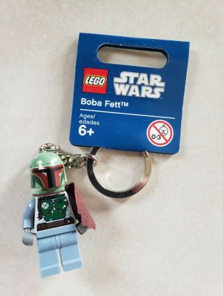 Lego Star Wars Boba Fett Bounty Hunter Keychain Empire 2011 W/ Tag Esb