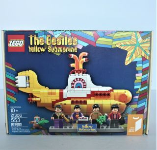 Lego Ideas Yellow Submarine (21306) The Beatles John Paul George & Ringo Nib