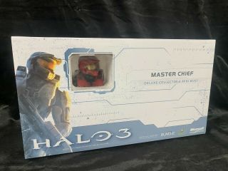 Gentle Giant Xbox " Halo 3: Master Chief " Red Spartan Deluxe Bust Figure Statue