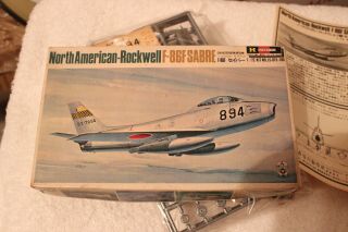 Hasegawa 1/72 North American Rockwell F - 86f Sabre Plastic Model Kit