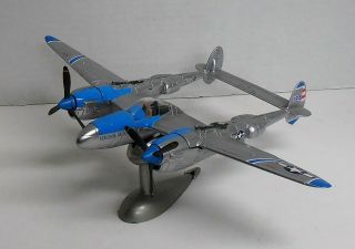 Toy Mark Virginia Marie P - 38 Lightning World War Ii Fighter Airplane With Pilot