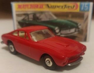 Matchbox Lesney 75 Ferrari Berlinetta 1965 Rare Custom/crafted Box
