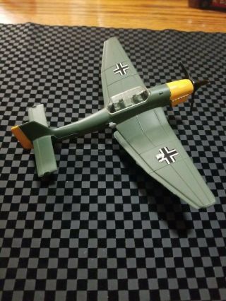 Dinky Toys WWII German Bomber Airplane,  Junkers JU 87 B No.  72with bomb Meccano 3