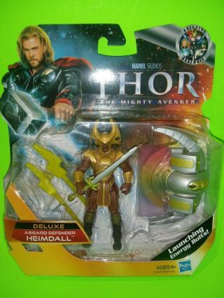Hasbro Heimdall Thor Mighty Avenger 3.  75 Marvel Universe Deluxe Asgard Moc