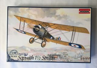 Sopwith 1 1/2 Strutter - Roden 1/48 Scale Unassembled Aircraft Kit 404