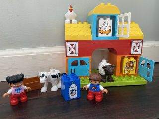 Retired Lego Duplo My First Farm 10617 Building Block Toddler Complete Set