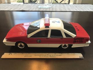 Funrise 1993 Custom Chevrolet Caprice Fire Chief Car W Lights & Sound
