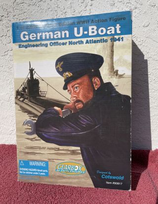 2002 German U - Boat Engineering Officer Wwii 1941 Action Figure Limited See Desc