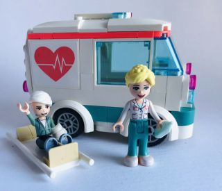 Lego Friends Heartlake City Hospital 41394 Ambulance & Minifigures Replacements
