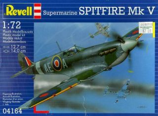 1/72 Revell Models Supermarine Spitfire Mk.  V British Wwii Fighter