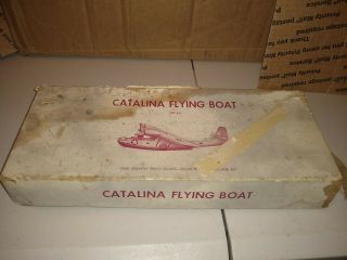 Vintage Catalina Flying Boat 1/8 Scale Model Kit W Box Pby - 6a