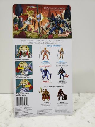 Masters of The Universe She - Ra Action Figure 7 As Seen On TV MOTU 2