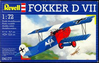 1/72 Revell Models Fokker D - Vii German Wwi Fighter