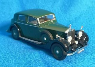 Oxford Rolls Royce 25/30 Thrupp & Maberley Green Black 1/43 Diecast Model Car