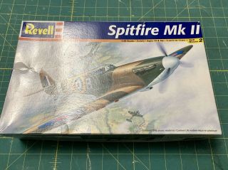 1/48 Revell Monogram British Spitfire Mk 11 Raf Plastic Scale Model Kit Mkii