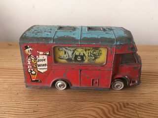 Vintage Corgi Toys Smith’s Karrier Van 407 Diecast Chipperfield Circus