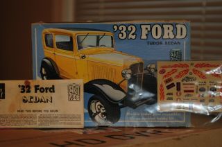 Amt 1932 Ford Tudor Sedan Box - Decals - Instructions Only