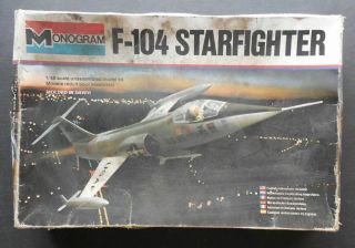 Lockheed F - 104 Starfighter 1/48 Monogram Model Kit 5409 Missing 1 Missile Rail