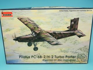 1:48 Loose Parts Kit Roden No.  443 Pilatus Pc - 6b - 2/h - 2 Turbo Porter