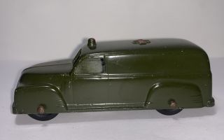 Vintage Tootsie Toy Army Ambulance Military Die Cast Vehicle Army Green 3