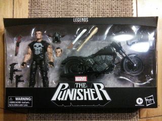 Marvel Legends Rider Series The Punisher With Motorcycle Set