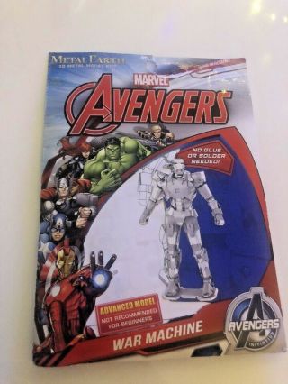 Fascinations Metal Earth 3d Metal Model Kit Marvel Avengers War Machine