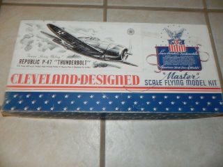 Vintage Cleveland Republic P - 47 " Thunderbolt " Master Kit Sf - 81