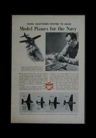 Brewster F2a - 3 Navy Fighter Plane Model 1942 Howto Build Plans