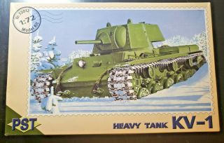 Heavy Kliment Voroshilov Tank Kv - 1 Pst | No.  72012 | 1:72 C) 2000 Military Model