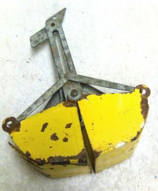 Vintage Tonka Crane Clam Digger Bucket Pressed Steel Toy Part 2