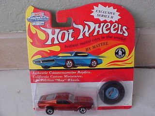 Hot Wheels 1993 Vintage Redlines Custom Mustang Orange
