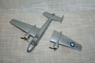 Vintage Model Kit Navy B - 25 Mitchell Airplane,  Plastic Parts,  Project