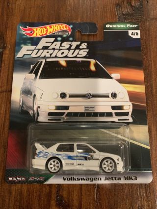 Imperfect Card Hot Wheels Fast And Furious Vw Volkswagen Jetta Mk3