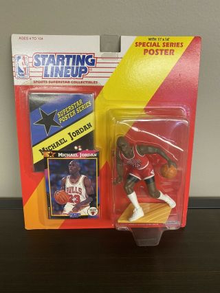 1992 Michael Jordan Kenner Starting Lineup Chicago Bulls Action Figure