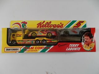 Matchbox 1993 Team Convoy Kellogg’s Corn Flakes Racing 5 Labonte