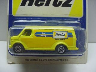 Corgi Mettoy Made Great Britain 1979 Issue 34 Hertz Local Truck Rental Van Nbp