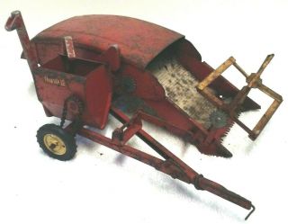 1950s 1/16 Carter Tru Scale Combine Pressed Steel Farm Toy Parts Or Restore