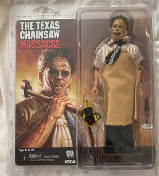 Neca Texas Chainsaw Massacre Leatherface Retro Clothed Action Figure Rare