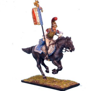 Nap0073 French 2nd Carabiniers Standard Bearer Charging By First Legion