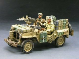 King And Country Retired 8th Army,  Ea025,  Sas Reccee Jeep