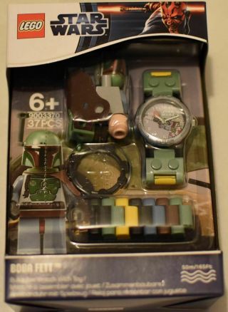Lego Star Wars 9003370 Buildable Watch With Boba Fett Minifigure