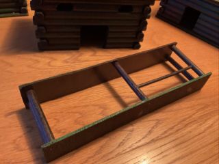 Vintage Triang Wooden Ranch With Fencing & Buildings.  With Box.  Rare 3