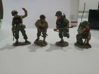 King & Country Wwii U.  S.  Army Infantry Dd048 On The Beach Set B D Day War