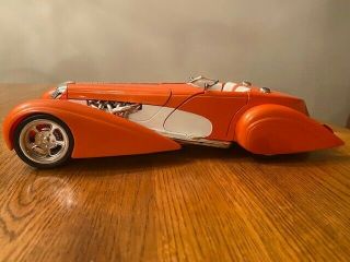 2001 Hot Wheels Speedster Orange Diecast Model 1/18 Scale
