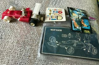 Vintage Mego Micronauts Warp Racer With Clear Micronaut Driver