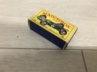 Matchbox Lesney Series 19 Lotus Racing Car Empty Box Lot3 ⭐️