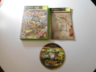 Conker Live & Reloaded (microsoft Xbox,  2005) Complete Cib And