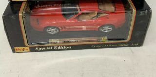 Maisto Special Edition 1996 Ferrari 550 Maranello 1:18 Diecast Red