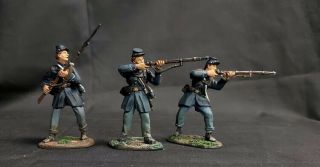 W.  Britain 17806 American Civil War Union Infantry Firing Line - Britains