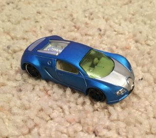Hot Wheels Car Bugatti Veyron Satin Blue Hot Wheels Car Toy 2002 Mattel Loose